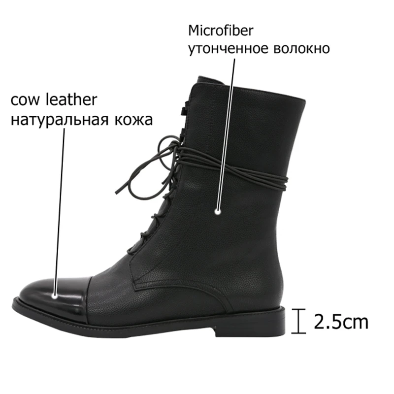 ALLBITEFO/женские ботильоны из микрофибры и натуральной кожи на низком каблуке; высококачественные женские ботинки; кожаные ботинки для женщин; обувь для девочек