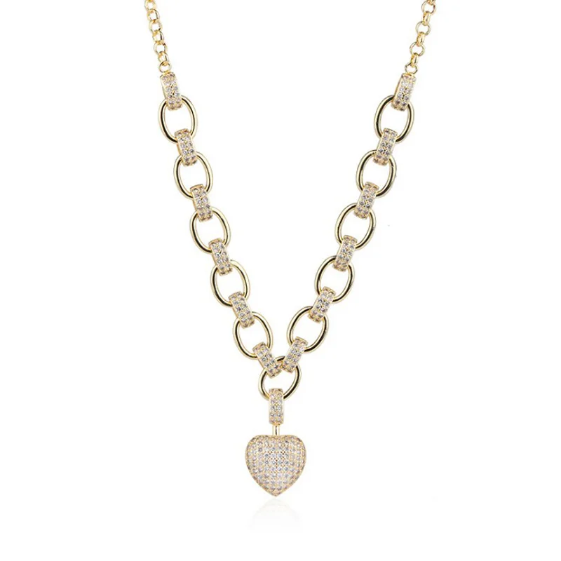 Женское ювелирное изделие подарок модная подвеска в форме сердца ожерелье из