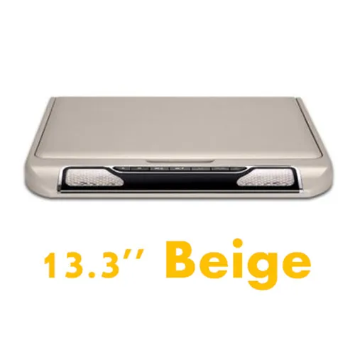 11,6 ''/13,3'' 12V HD экран автомобиля TFT автобус откидной дисплей верхний экран Потолок на крыше Крепление монитор медиаплеер 1080P HDMI - Цвет: 13.3 MP5 Beige