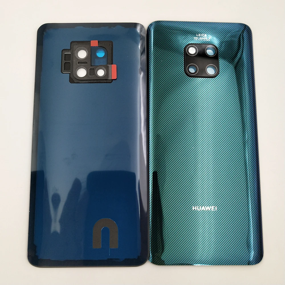 Оригинальный стеклянный корпус Huawei Mate 20 Pro задняя крышка батарейный отсек для Mate20