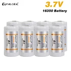 Литий-ионная аккумуляторная батарея PALO 16340 16350 800 мАч 3,7 в CR123A RCR 123 ICR для камеры видеонаблюдения Арло L70, светодиодный фонарик