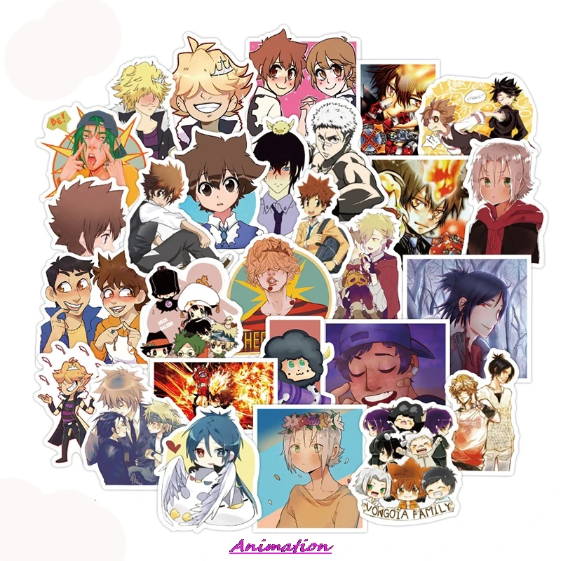 10/30/50 шт. аниме наклейки HITMAN REBORN граффити наклейка для автомобилей мотоциклов