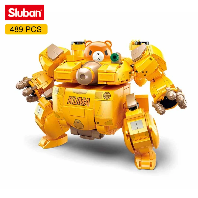 Конструктор SLuban, 489 шт., мобильный город, Alpha Mecha, робот, строительные блоки, блоки, блокировка, сборка, сделай сам, блоки, 3 модели, фигурки, игрушки для мальчиков