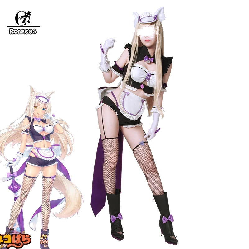 

Женские костюмы для косплея ROLECOS, сексуальный костюм для косплея на Хэллоуин, полный комплект для девочек