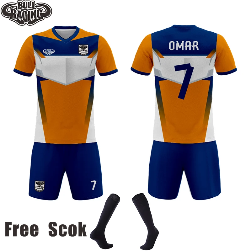 polyester mesh material custom sublimation create team jerseys made soccer uniform sets free sock | Спорт и развлечения