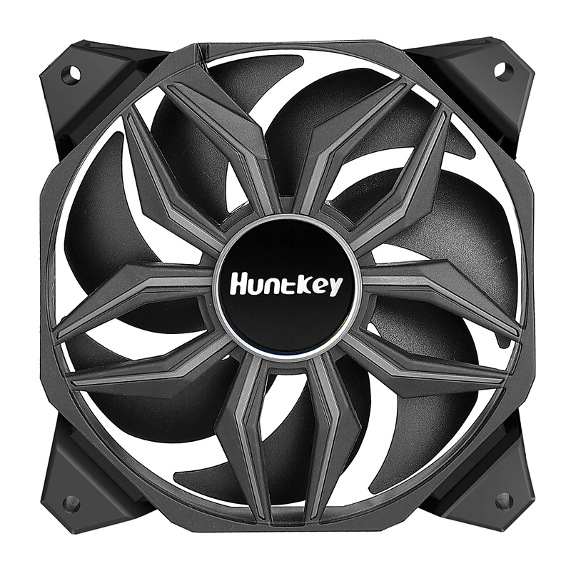 

Desktop Computer Case Fan 12CM Silent Fan Support ARGB Synchronous Smart Temperature Control With Controller PC Case Fan Radiato