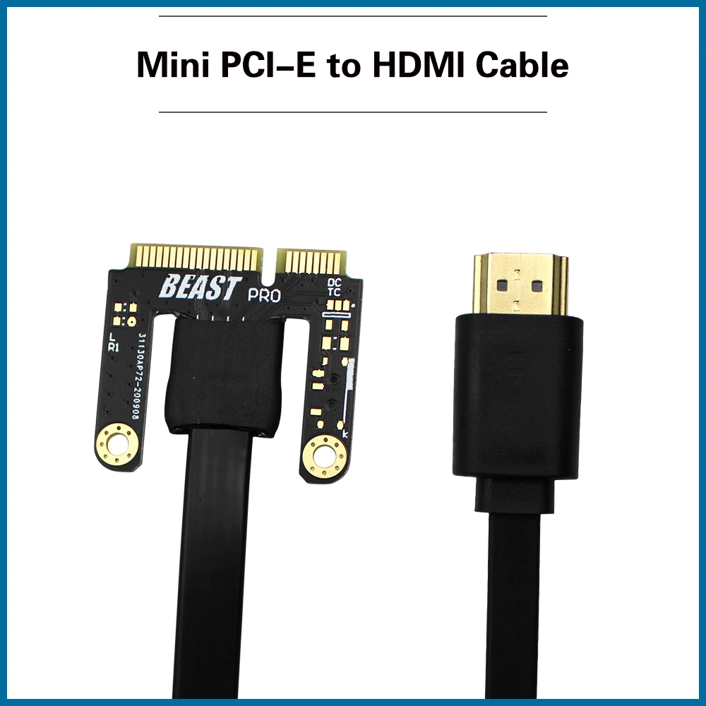 

S ROBOT Mini PCI-E to HDMI Cable Adapter for Mini Pci-e Version EXP GDC Graphics Card Adapter for Laptop