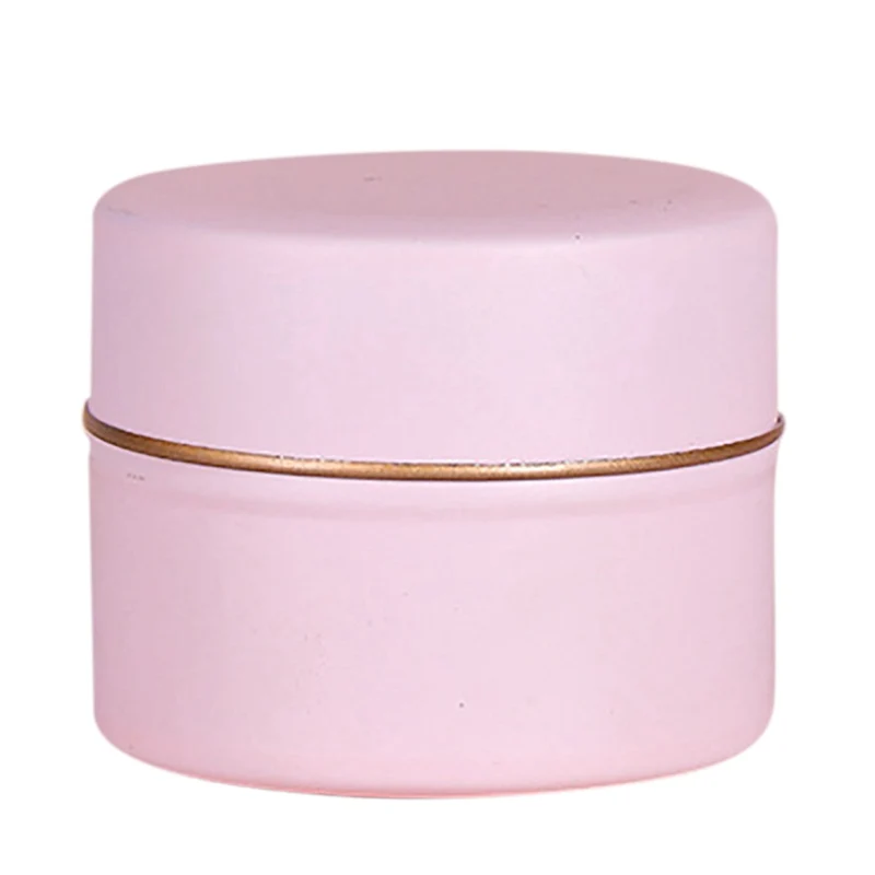 

1 Pc Round Tinplate Tea Cans Tea Containers Herbal Tea Candy Snacks Box Small Storage Jar Cans Mini Portable Tinplate Can Box