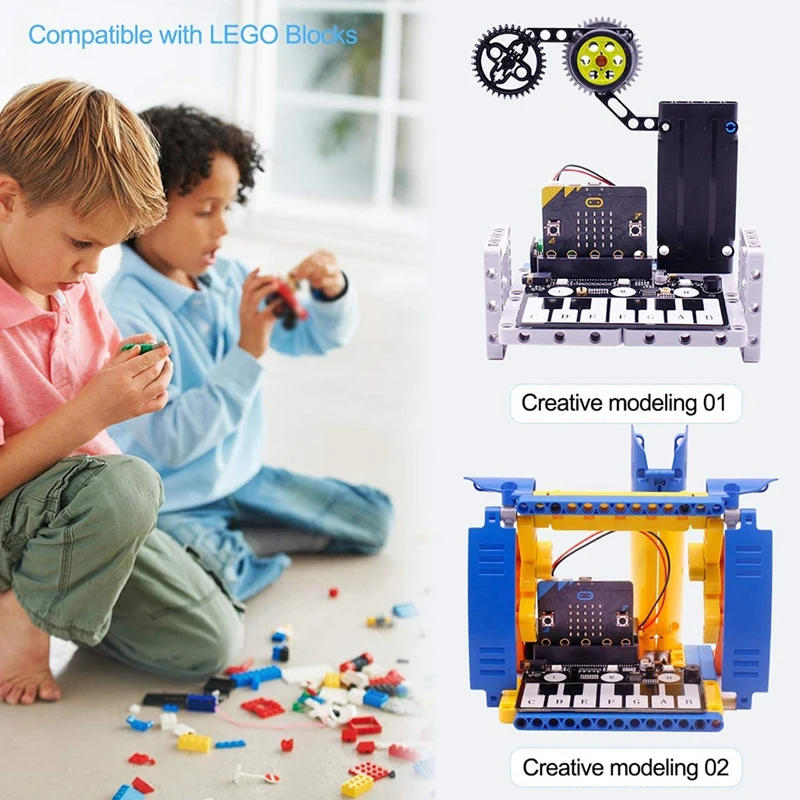 

Micro:Bit Expansion Board Piano Development Board for BBC Microbit Accessories Compatible with Micro:Bit V2 V1.5