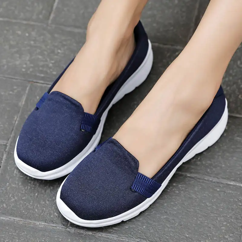 

Shoo Women's Winter Sport Shoes British Style Running Shoes Without Laces Platform Sports Shoes Net White Sneakers Women Tennis