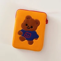 protective cover for ipad anti dust bad bear cartoon pattern sleeve for ipad 9 7 11 inch ins style pouch for ipad pro 12 9