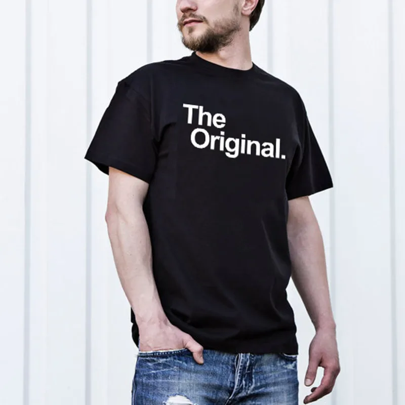 Original for men K595 оригинальные футболки с буквенным принтом для мамы и дочки подходящие костюмы для всей семьи - Цвет: Original for men