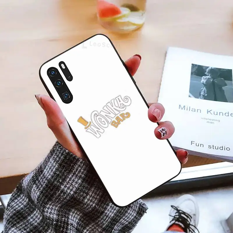 

Creative Willy Wonka Chocolate Bar Phone Case For Huawei honor Mate P 9 10 20 30 40 Pro 10i 7 8 a x Lite nova 5t