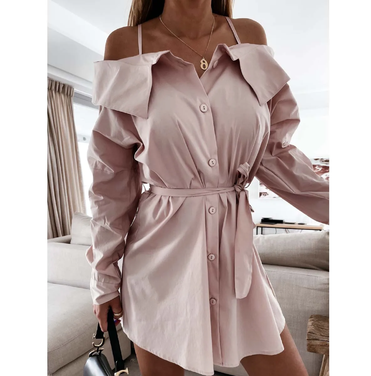 

Bodycon dress for women Square Neck Black Dress Women Elegant Cotton Fashion Side Split Dress Mini Ladies Basic