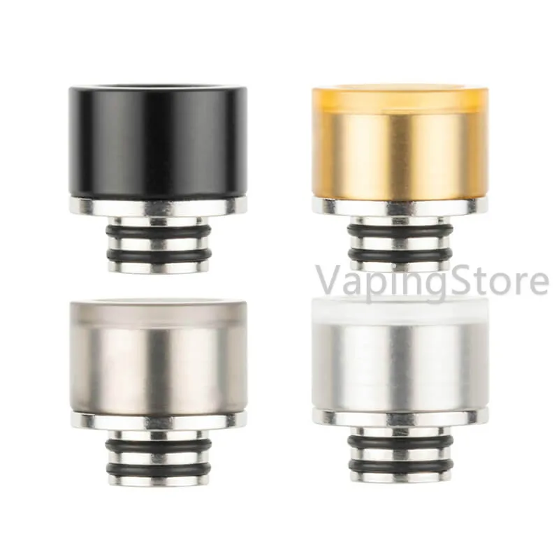 Металлический дрип тип Cobra Delrin 510 с широким отверстием для Geekvape Zeus Nano/Crown 5 V Sub Ohm