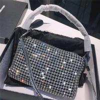 fashion casual rhinestone handbag bag small 2020 new diamond small square bag women niche design shoulder messenger bags