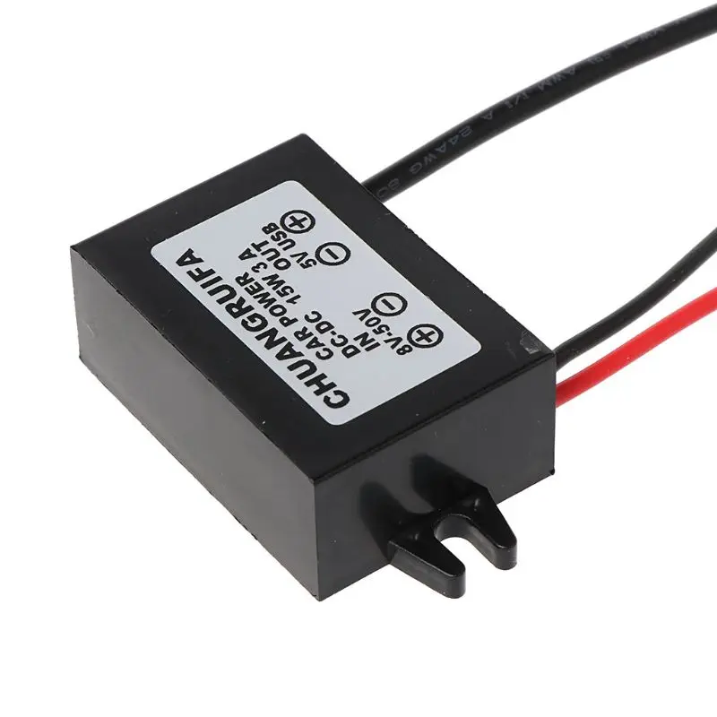 Новый модуль преобразователя постоянного тока 12 В/8 50 в DC5V 3A 15 Вт USB выход адаптер