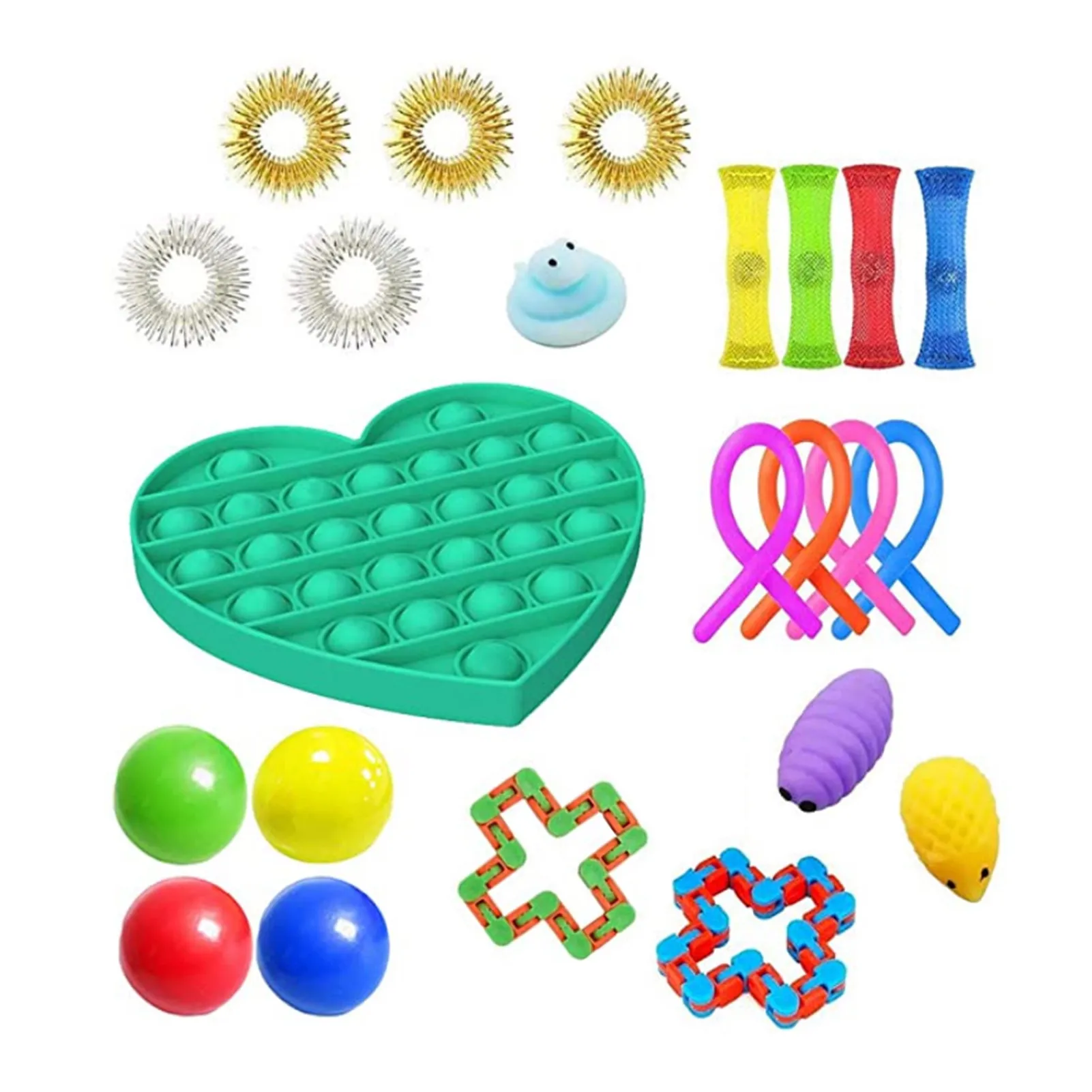 

Sensory Fidget Toys Set Relieve Stress Toy Bundle for Kids Adults Sensory Fidget Toys Set Relieve Stress Toy Bundle for Kids