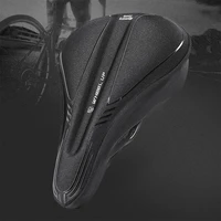 ultra soft gel bicycle saddle cover for men women mtb road cycle breathable bicycle saddle seat cover thickened extra comfort