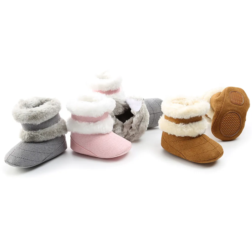 Winter Baby Shoes детская обувь Baby Boots Keep Warm Infant Newborn Baby Girls Boys Outdoor Shoes First Walkers Shoes#0