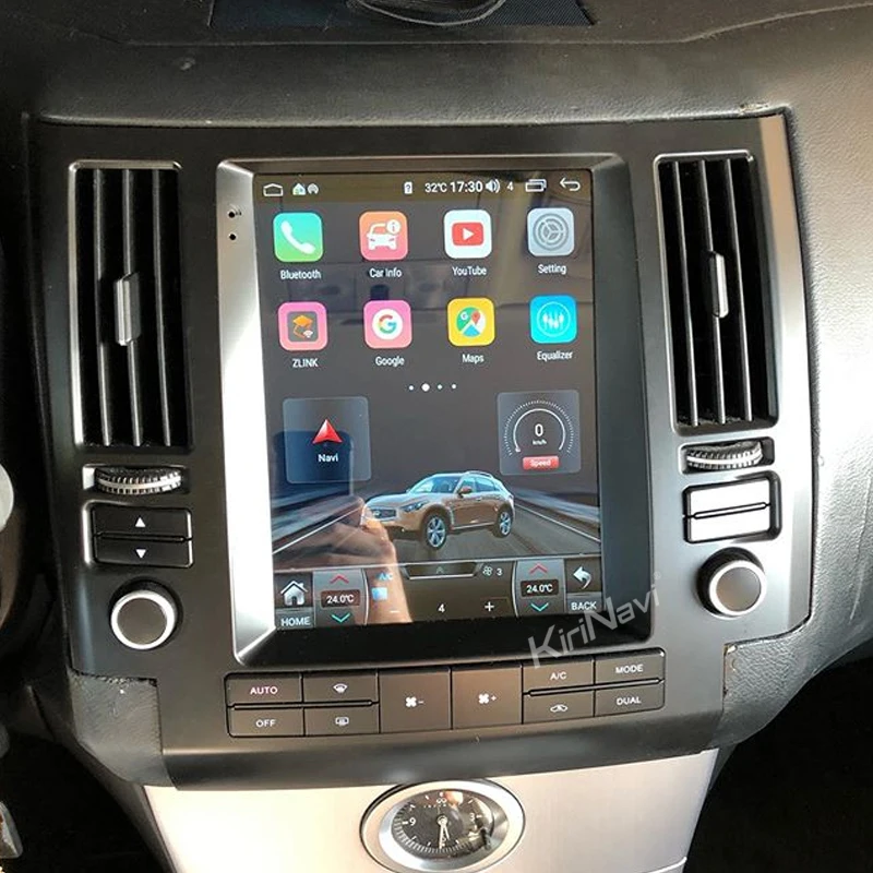 Автомагнитола KiriNavi 10 4 дюйма Android 0 для Infiniti FX FX35 FX45 DVD плеер GPS навигация 4G