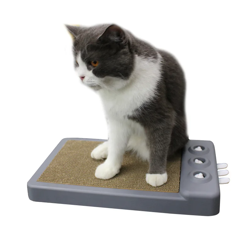 

Когтеточка для домашних животных, многофункциональная гофрированная головоломка для кошек, не скучно, забавная бесконечная, товары для кош...