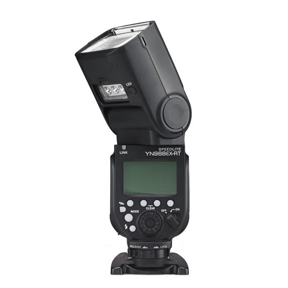 Светодиодная лампа для видеосъемки YONGNUO YN968EX-RT ttl Беспроводной Вспышка Speedlite с светодиодный свет совместим с YN-E3-RT \ YN600EX-RT для Canon 600EX-RT \ ST-E3-RT