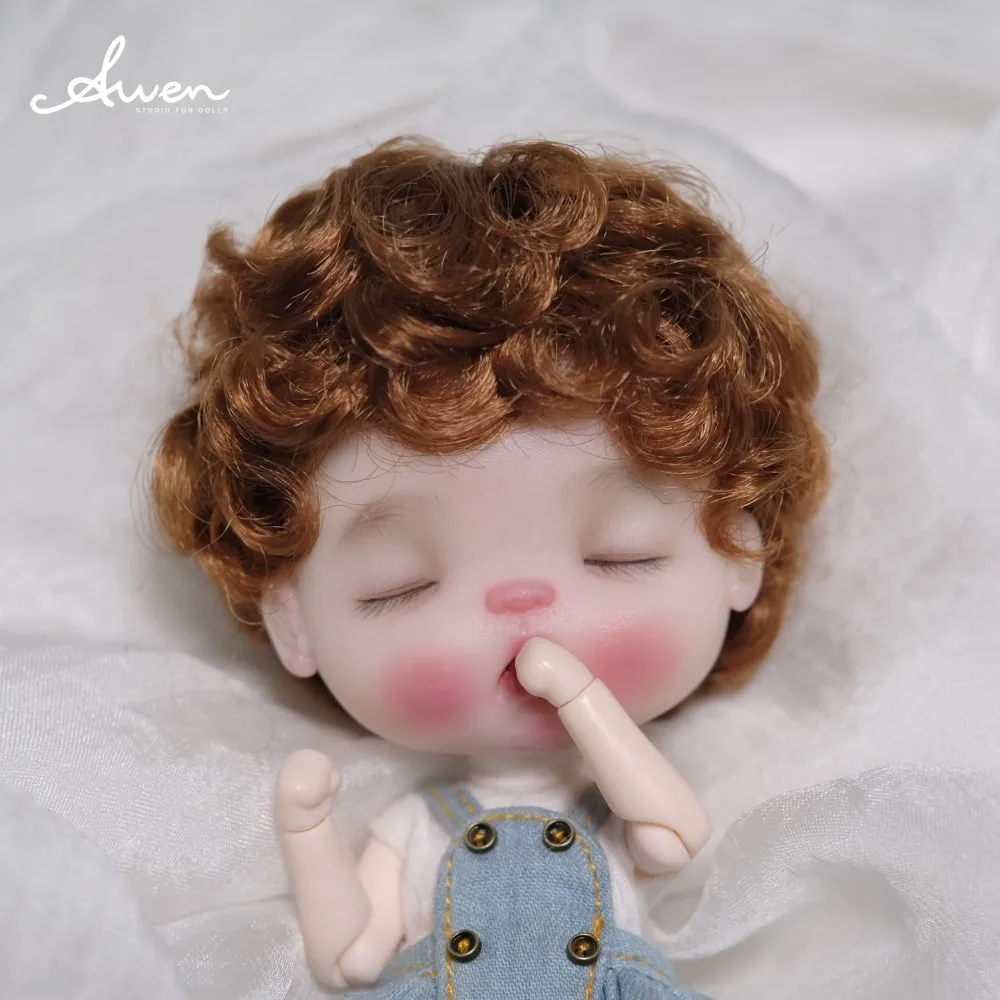 1/8 парик для куклы OB11 глиняная кукла кукол аксессуары шарнирный/SD ручной работы