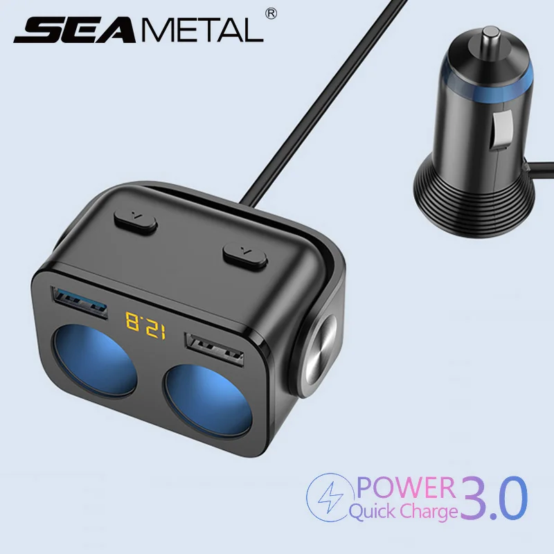 Зарядное устройство USB QC3.0 для автомобиля 12 В|Зажигалка| |