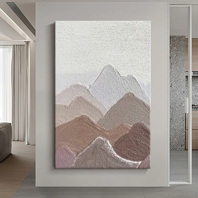 

Hand Painted Oil Painting On Canvass Mountain Scenery картины для интерьера Quadros Decorativos Aesthetic Room Decor No Framed