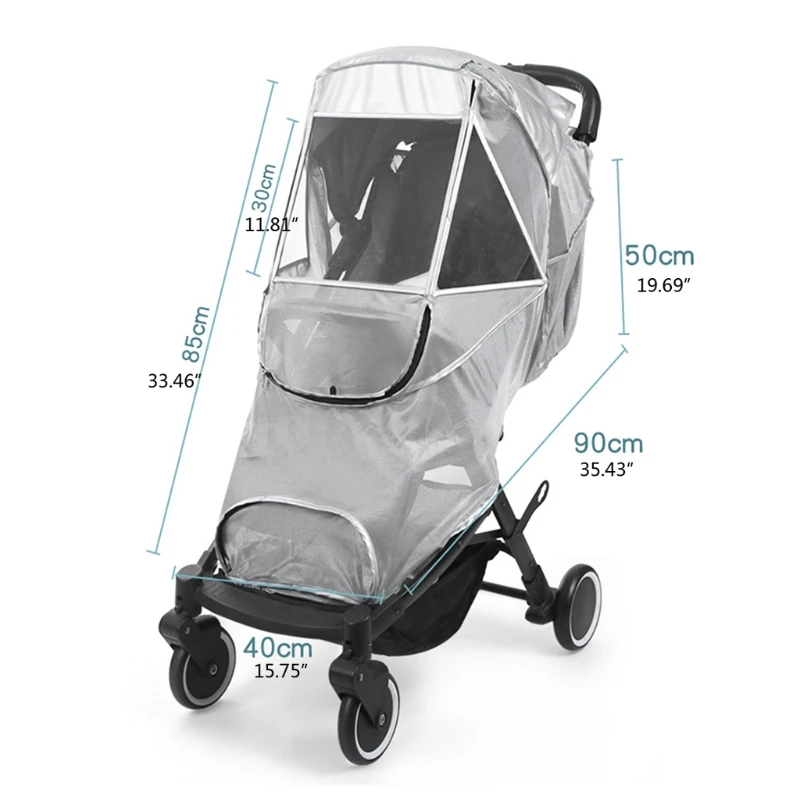 

Universal Dust Shield Fly Insect Protection Full Cover Summer Mesh Buggy Mosquito Net for Baby Stroller Pushchair