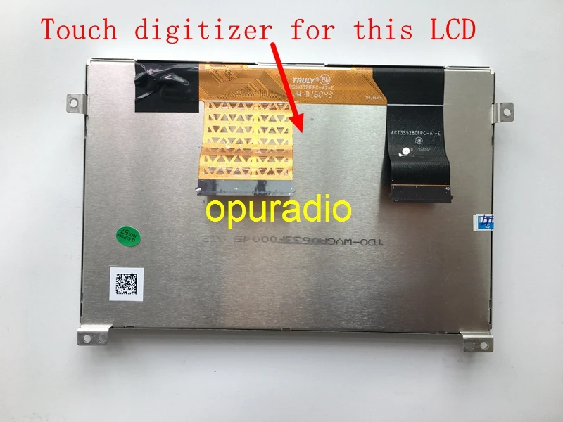 Новый сенсорный экран для VW MIB ЖК-дисплей Дисплей TDO-WVGA0633F00039 TDO-WVGA0633F00045 модуль