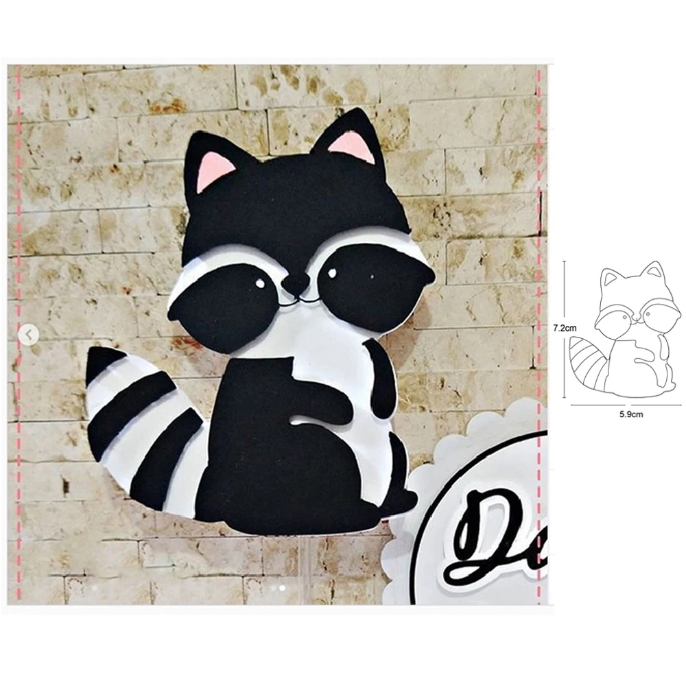 

Lovely Cat Metal Cutting Dies Stencil for DIY Scrapbooking Album Embossing Paper Cards Decorative Crafts Die Cuts