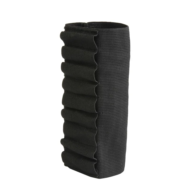 

9 Rounds Shells Holder Tactical Cartridges Ammo Carrier Bullet Pouch for Elastic Buttstock Hunting Shotgun Rifle Accessories