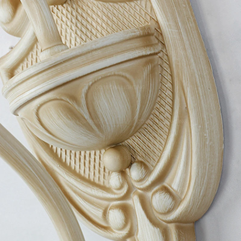 Винтажные Деревянные Настенные светильники с деревенским железным ретро бра