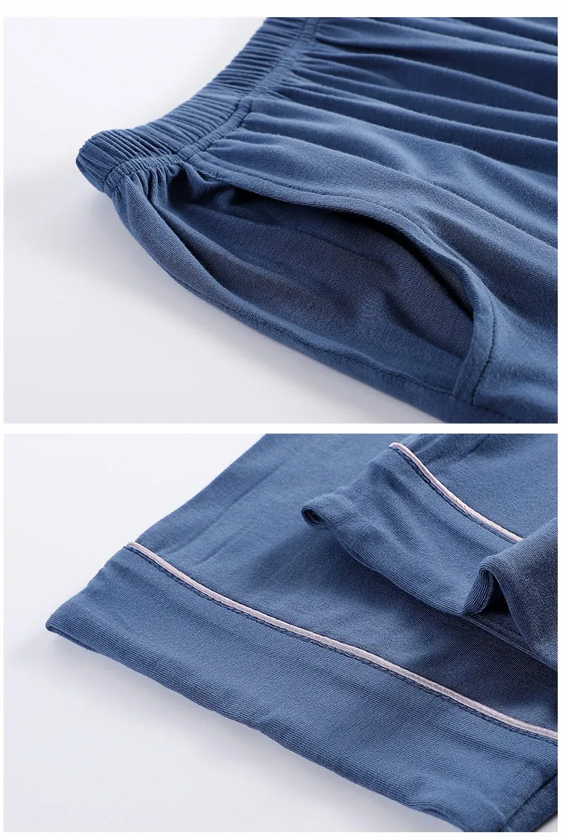 

Mens Viscose Sleepwear Underwear Full Length Pants Pyjamas Nightwear Male Sleep Bottoms Casual Home Lounge Pants