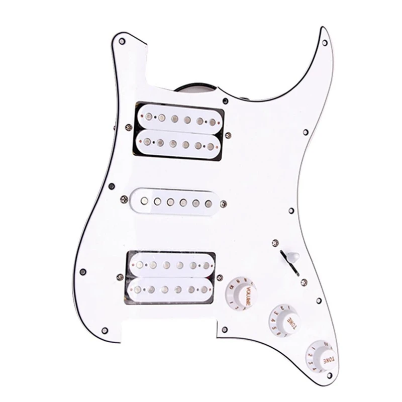 

Electric Guitar Pickguard Loaded Pickguard Pre-Wired Pickguard Pickups for Fender Stratocaster Electric Guitar 3Ply
