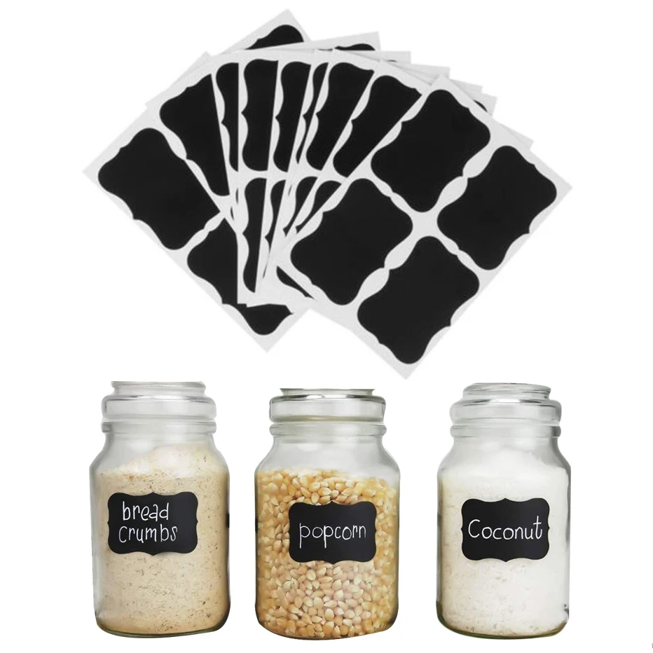 Большой размер (40) шт. этикетка Стикеры s самоклеящаяся приправ бутылочки