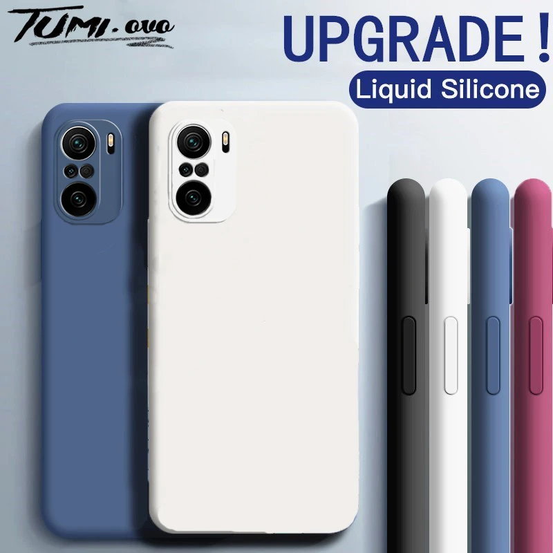 

Liquid Silicone Shockproof Cover Case Mi Poco X3 F3 M3 Phone Case for Xiaomi Redmi Note 10 10S 9 9S 8T 8 7 Pro 10X 9A 9C K40 K30