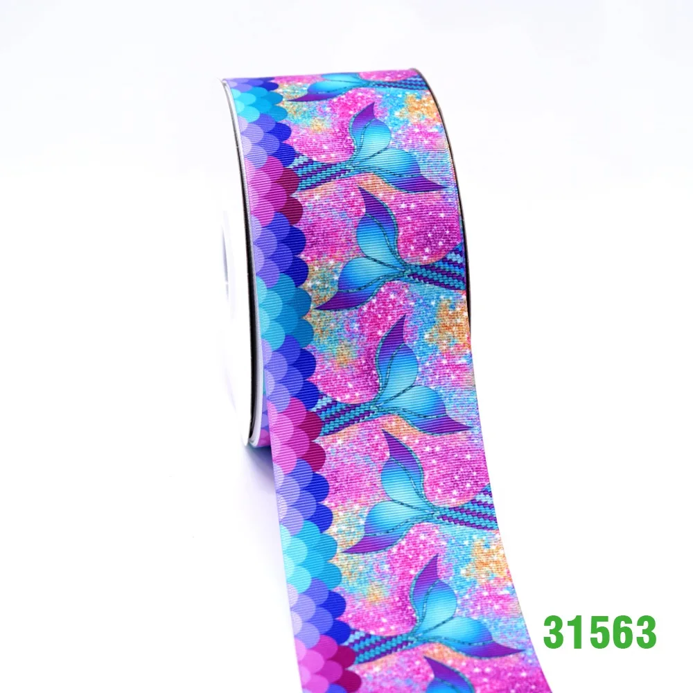 31563 50 ярдов мультфильм напечатанный grosgrain ленты 31563 - Цвет: 31563