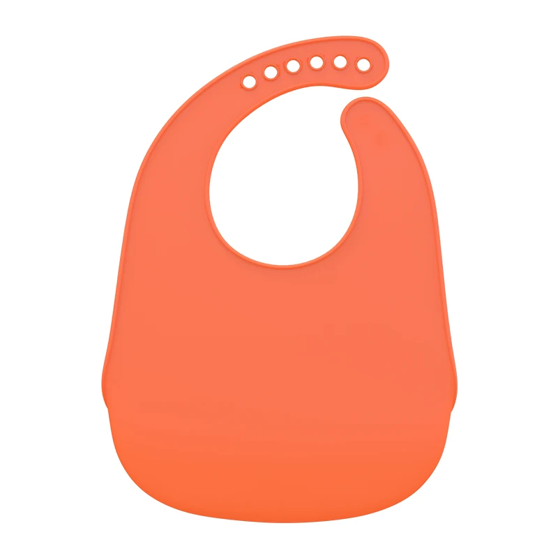 Мягкий силиконовый нагрудник для кормления 1 шт. водонепроницаемые регулируемые