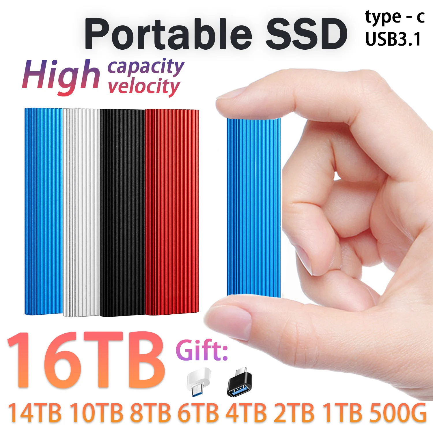 

Внешний жесткий диск M.2 USB 3,1, 8 ТБ SSD, жесткий диск для настольного ПК, мобильного ноутбука, компьютера, скорость Type-C, карта памяти