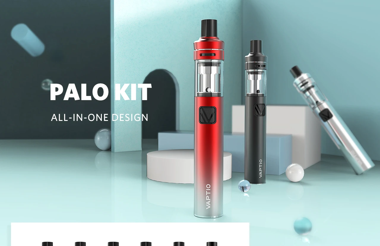 【Рождественская Подарочная коробка 】 【отправить Новогодний подарок 】vaptio PALO Kit Vape ручка с аккумулятором 1500 мАч электронная сигарета испаритель