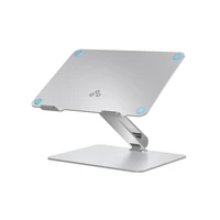 laptop stand adjustable angle aluminum alloy free lift laptop heighten holder suitable for 7 17 inch tablet heat dissipation