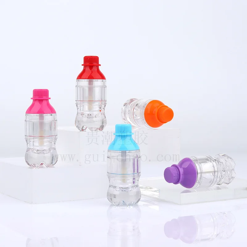 Lip Gloss Tubes Stoppers Empty Crystal Clear Wholesale Bulk Lipgloss Supplies Unique Container Cute Soda Pop Bottles Refillable