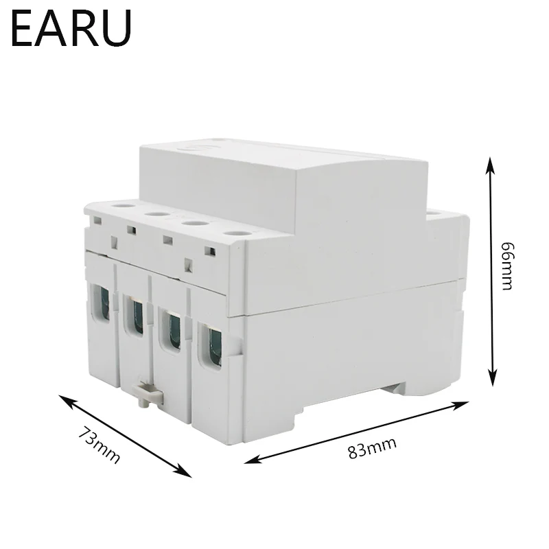 4P din рейка WIFI автоматический выключатель Умный таймер реле дистанционное