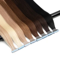 isheeny remy human hair tape extensions straight 12 22 skin weft seamless invisible hair extension for salon hair adhesive