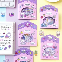 mohamm 40pcs1 box pvc washi paper cute bear sticker scrapbooking stationery school supplies