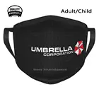 Маска для лица Biohazard, маска для лица, маска для ЛГБТ, оловянного зонта, зонт, корпорация Umbrella