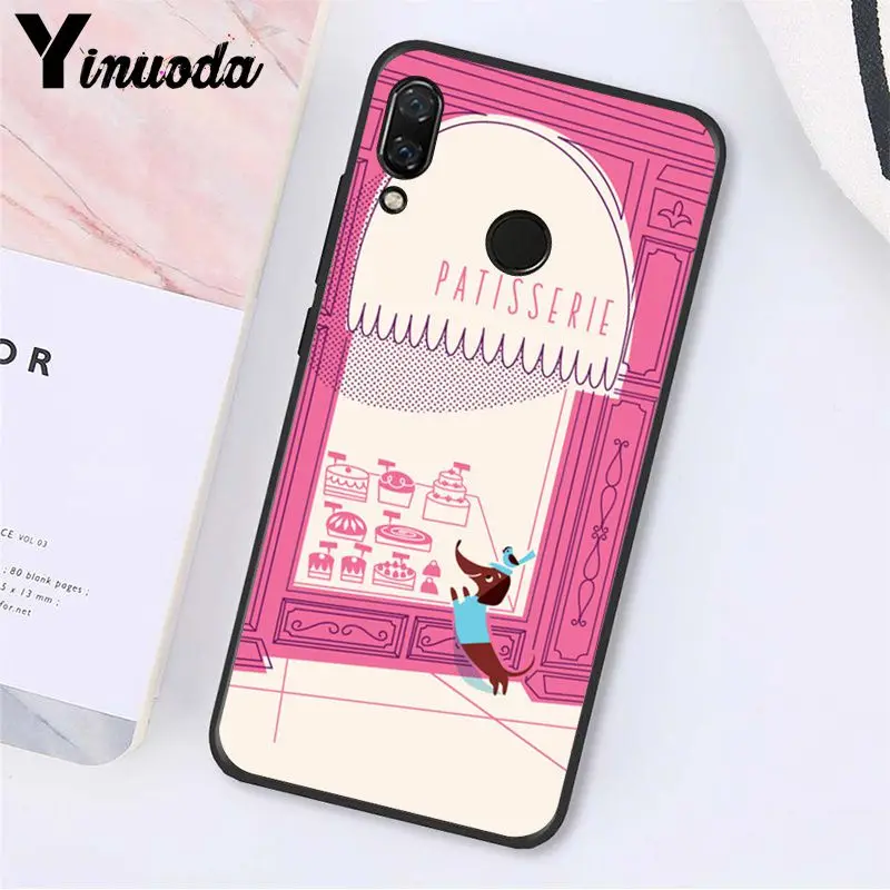 Чехол для телефона Yinuoda с изображением мультяшных животных собак таксы Xiaomi Redmi8 4X